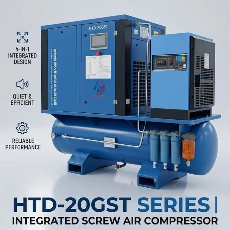 4-в-1 15KW 16 бара въздушен компресор